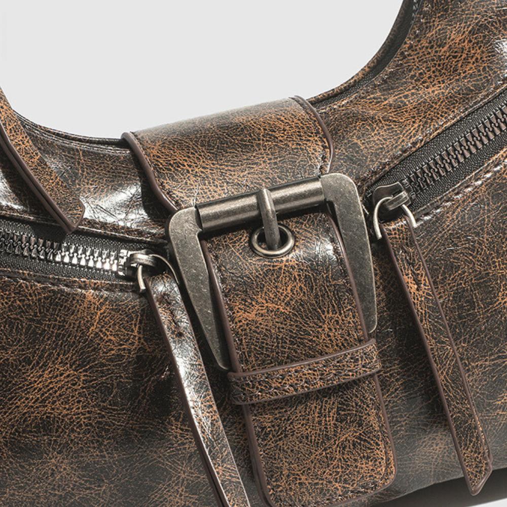 Zip Detail Crossbody Bag-Bags-Yiyae-Yiyae